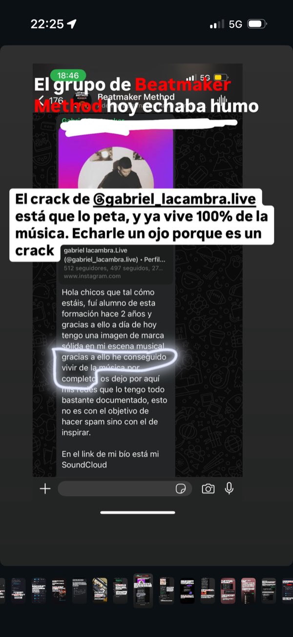 Gabriel — primer trabajo